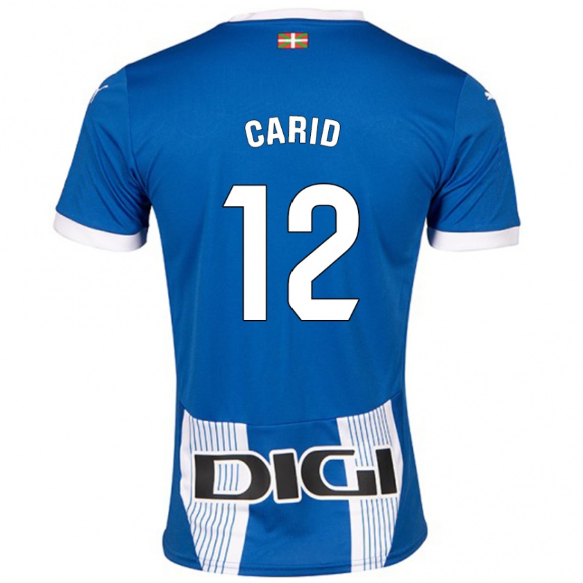 Kandiny Dames Andrea Carid #12 Blauw Thuisshirt Thuistenue 2024/25 T-Shirt België