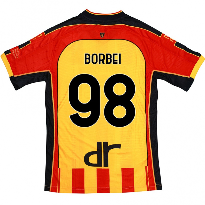 Kandiny Damen Alexandru Borbei #98 Gelb Rot Heimtrikot Trikot 2024/25 T-Shirt Österreich