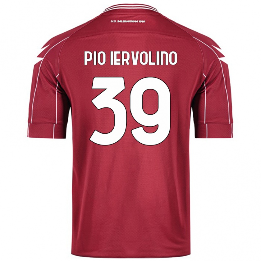 Kandiny Damen Antonio Pio Iervolino #39 Burgundrot Heimtrikot Trikot 2024/25 T-Shirt Österreich