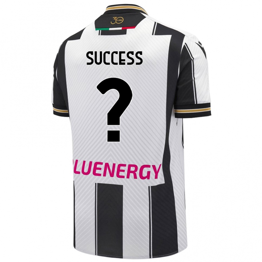 Kandiny Donna Maglia Isaac Success #0 Bianco Nero Kit Gara Home 2024/25 Maglietta