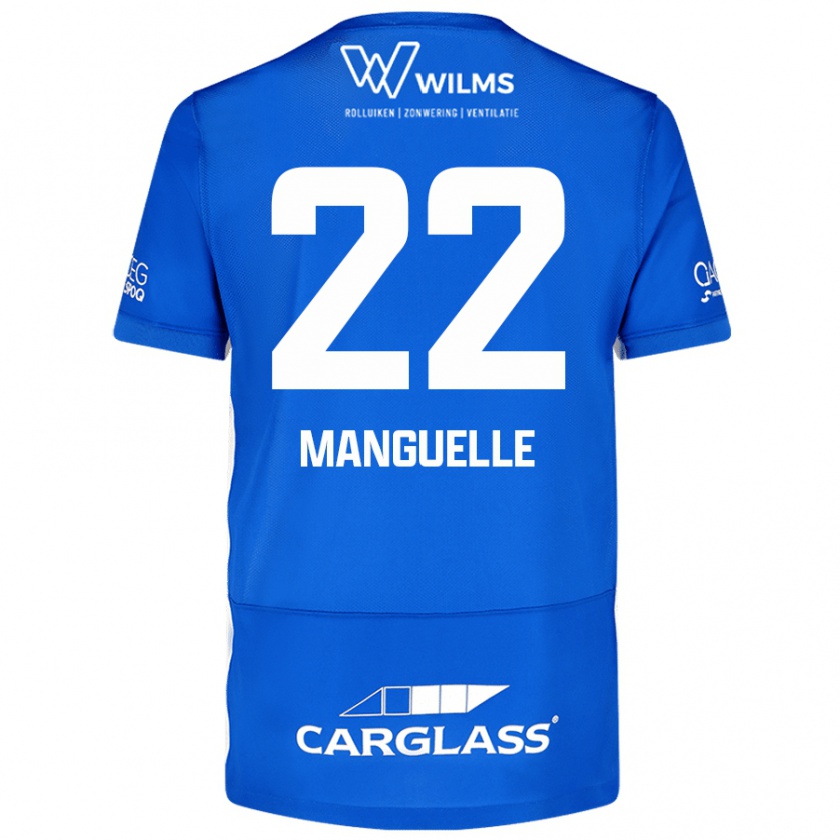 Kandiny Dames Brad Manguelle #22 Blauw Thuisshirt Thuistenue 2024/25 T-Shirt België