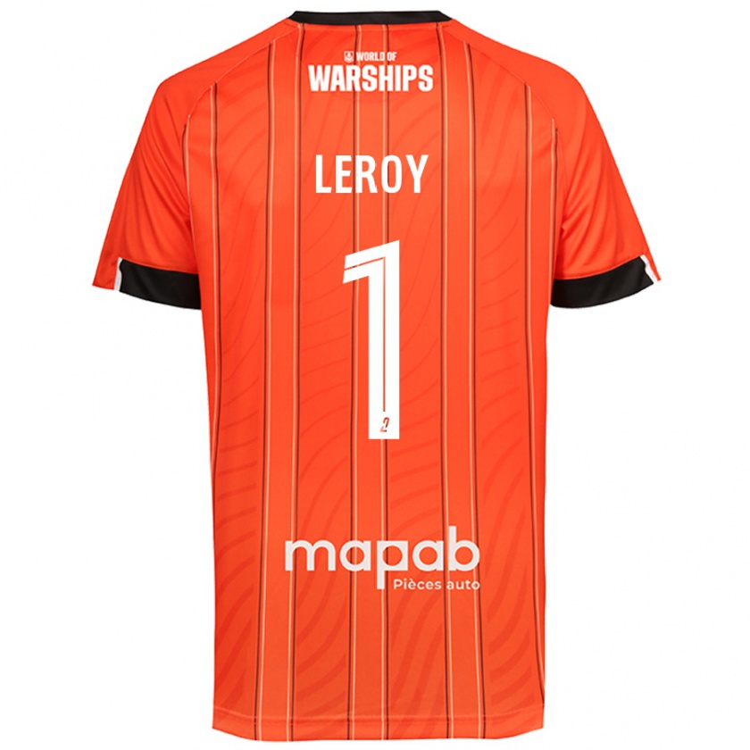 Kandiny Mujer Camiseta Benjamin Leroy #1 Naranja 1ª Equipación 2024/25 La Camisa