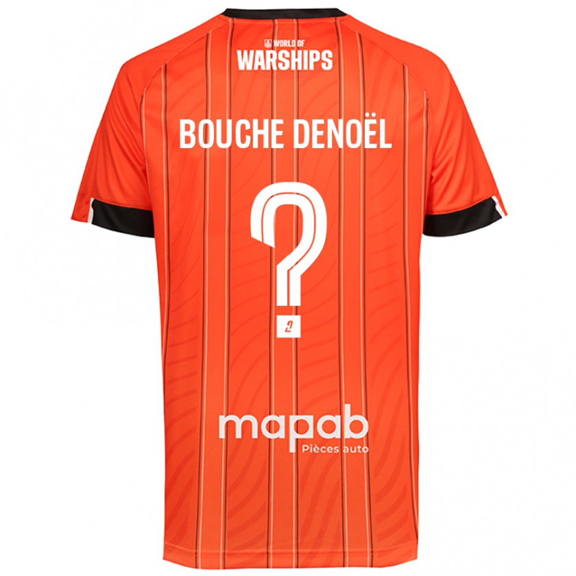 Kandiny Donna Maglia Max Bouche Denoël #0 Arancione Kit Gara Home 2024/25 Maglietta