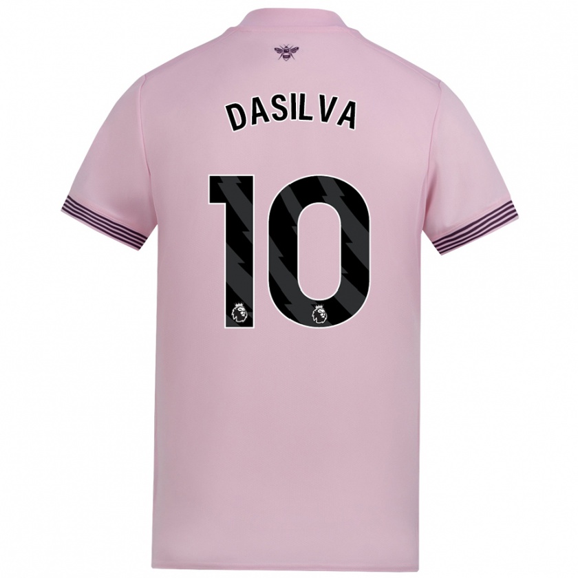 Kandiny Mujer Camiseta Josh Dasilva #10 Rosa 2ª Equipación 2024/25 La Camisa México