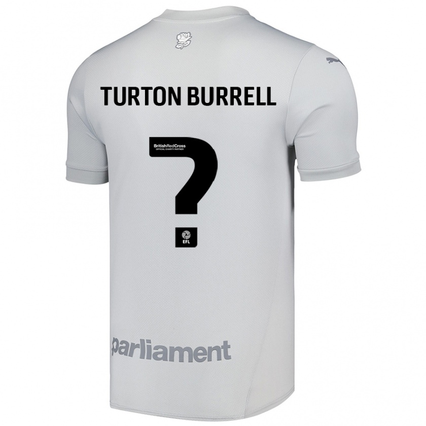 Kandiny Donna Maglia Melissa Turton-Burrell #0 Grigio Argento Kit Gara Away 2024/25 Maglietta