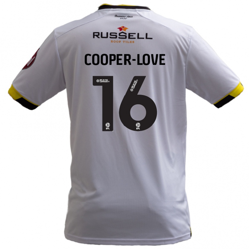 Kandiny Mujer Camiseta Jack Cooper-Love #16 Blanco 2ª Equipación 2024/25 La Camisa