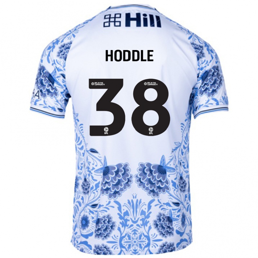 Kandiny Mulher Camisola George Hoddle #38 Azul Branco Alternativa 2024/25 Camisa Brasil