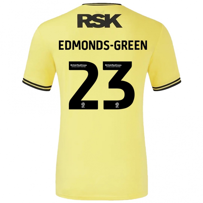 Kandiny Damen Rarmani Edmonds-Green #23 Gelb Schwarz Auswärtstrikot Trikot 2024/25 T-Shirt Österreich