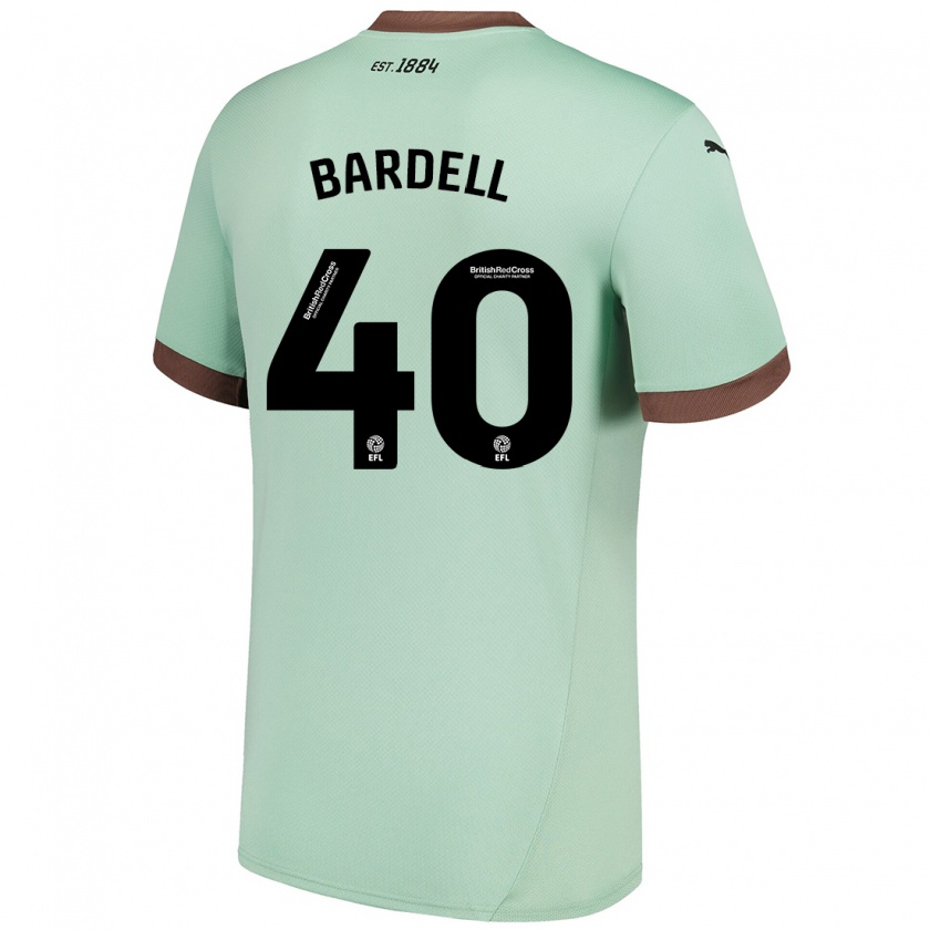 Kandiny Damen Max Bardell #40 Blassgrün Auswärtstrikot Trikot 2024/25 T-Shirt Österreich