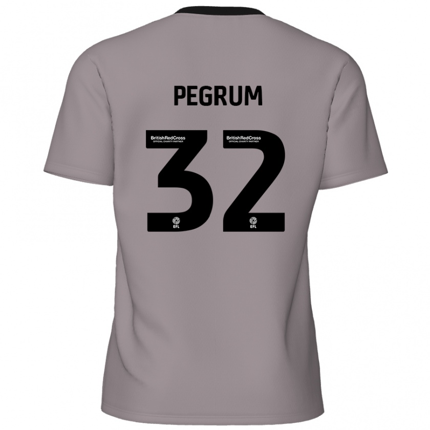 Kandiny Donna Maglia Charlie Pegrum #32 Grigio Kit Gara Away 2024/25 Maglietta