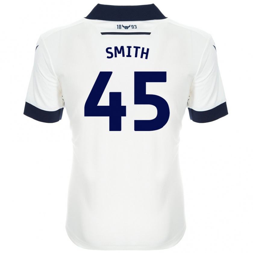 KandinyレディースMax Smith#45ホワイト ネイビーブルーアウェイシャツ2024/25ジャージーユニフォーム