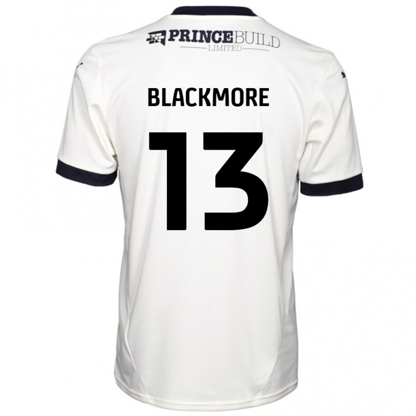 Kandiny Mulher Camisola Will Blackmore #13 Fora De Branco Preto Alternativa 2024/25 Camisa Brasil