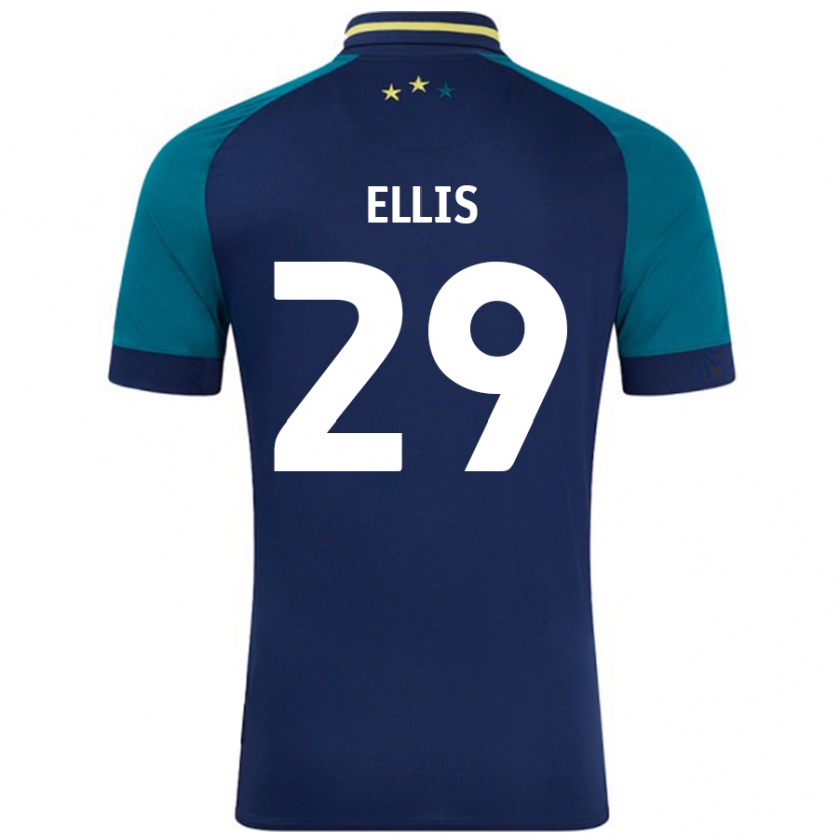 Kandiny Dames Molly Ellis #29 Marineblauw Donkergroen Uitshirt Uittenue 2024/25 T-Shirt België