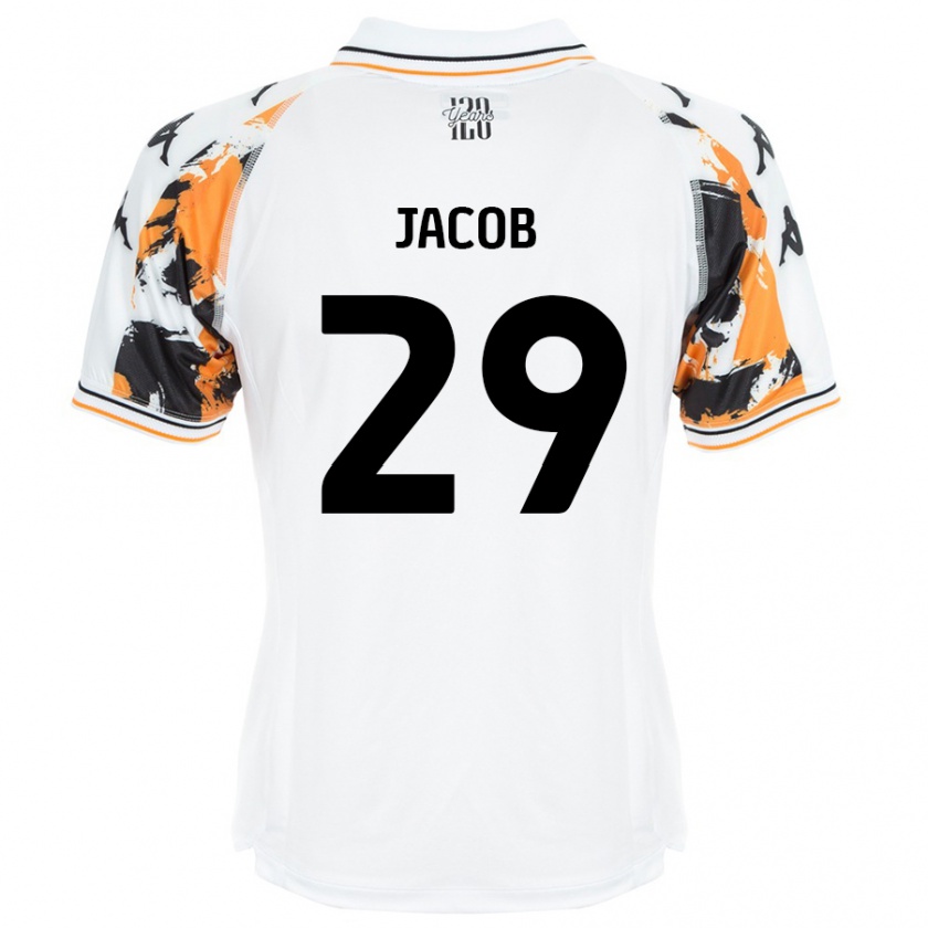 Kandiny Mujer Camiseta Matty Jacob #29 Blanco 2ª Equipación 2024/25 La Camisa