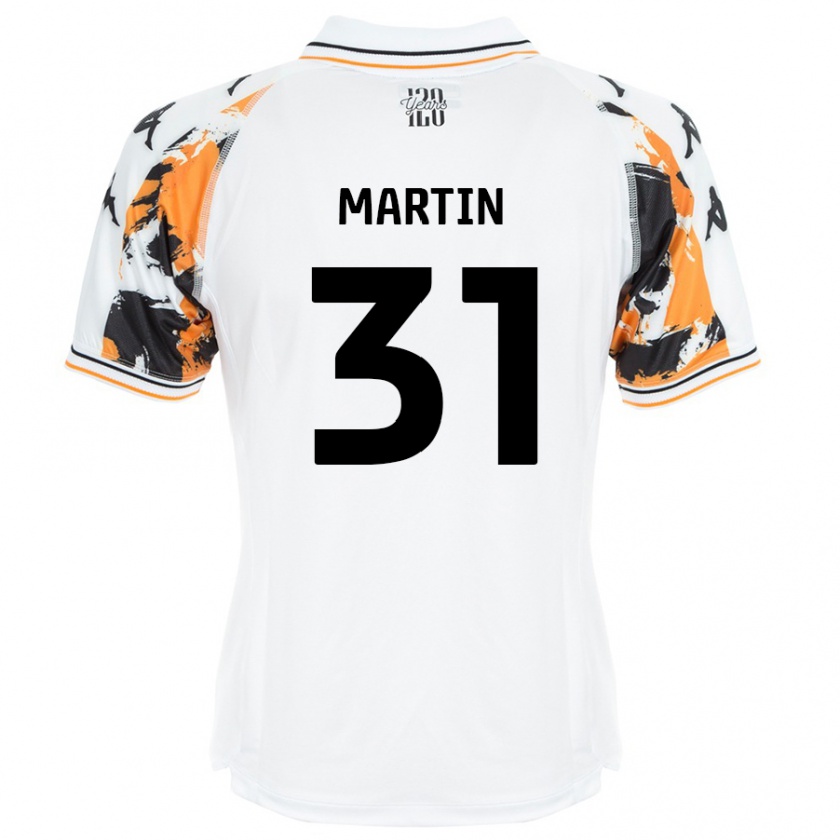 Kandiny Mujer Camiseta Faith Martin #31 Blanco 2ª Equipación 2024/25 La Camisa