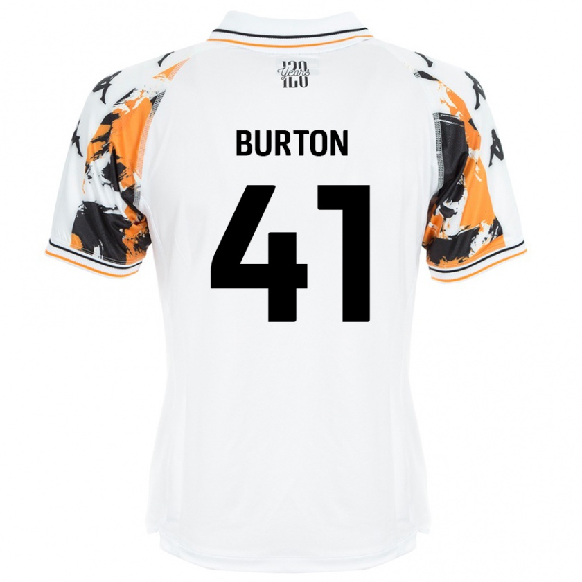 Kandiny Mujer Camiseta Jess Burton #41 Blanco 2ª Equipación 2024/25 La Camisa