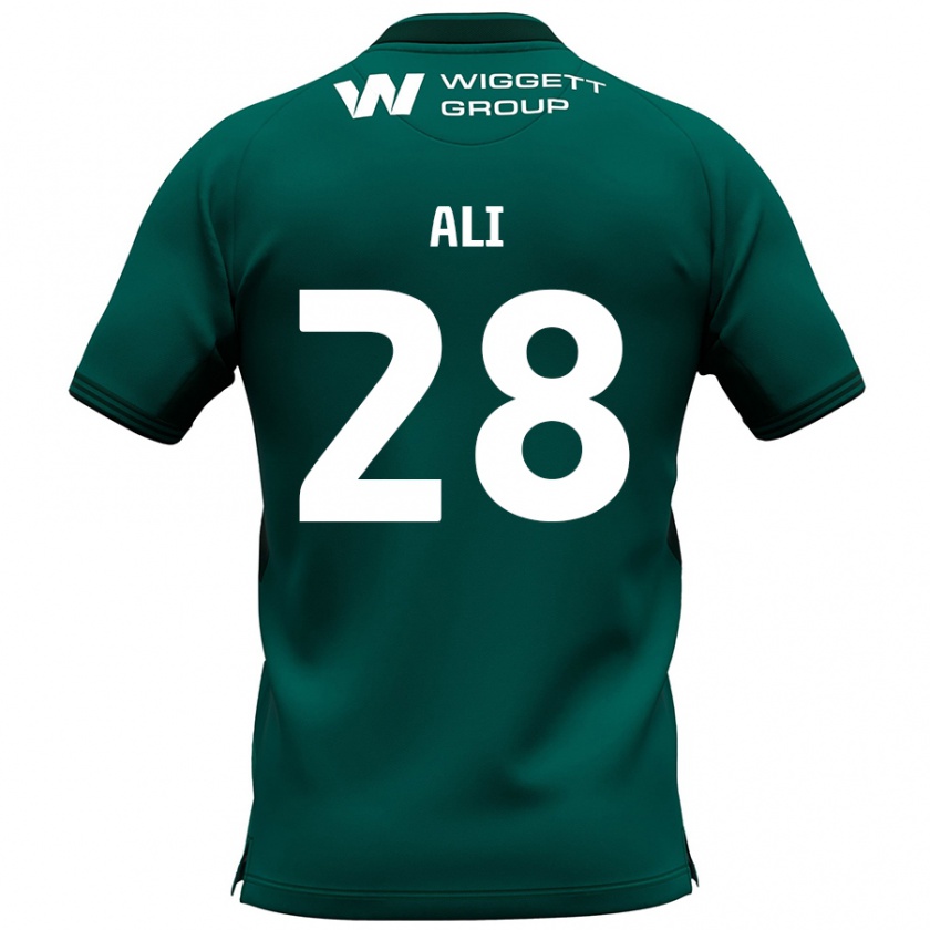 Kandiny Mujer Camiseta Francesca Ali #28 Verde 2ª Equipación 2024/25 La Camisa