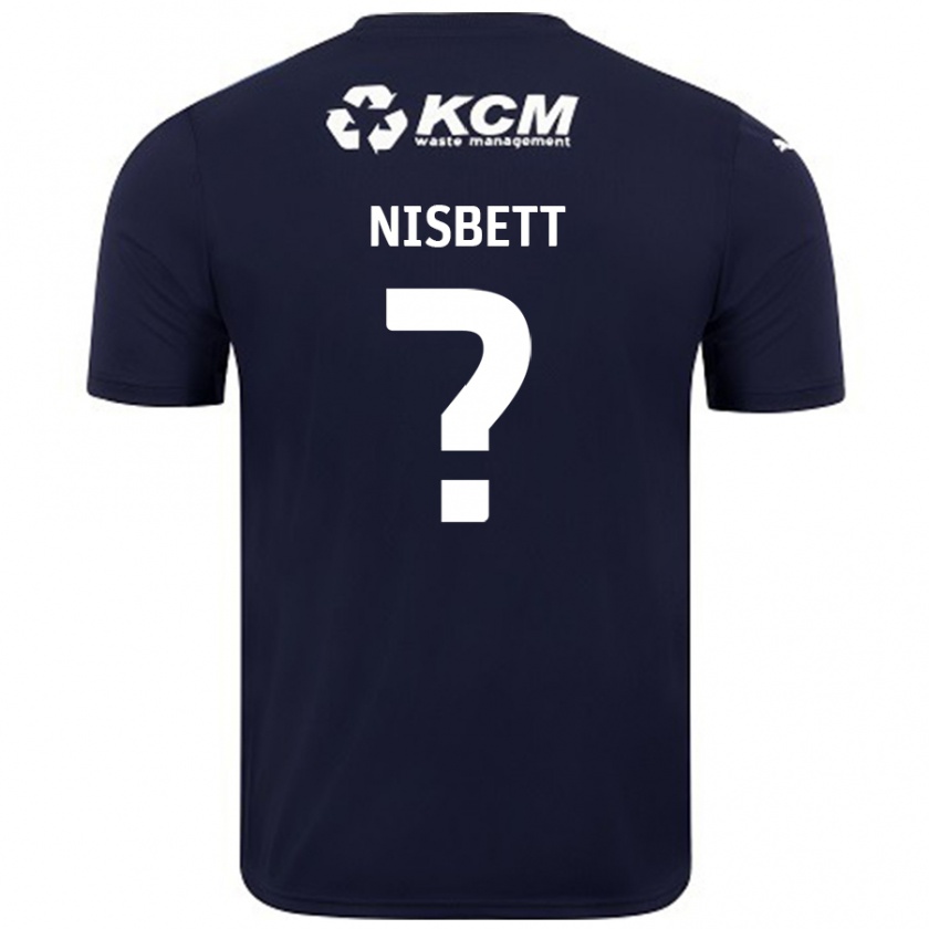 Kandiny Damen Kanye Nisbett #0 Marineblau Auswärtstrikot Trikot 2024/25 T-Shirt Österreich