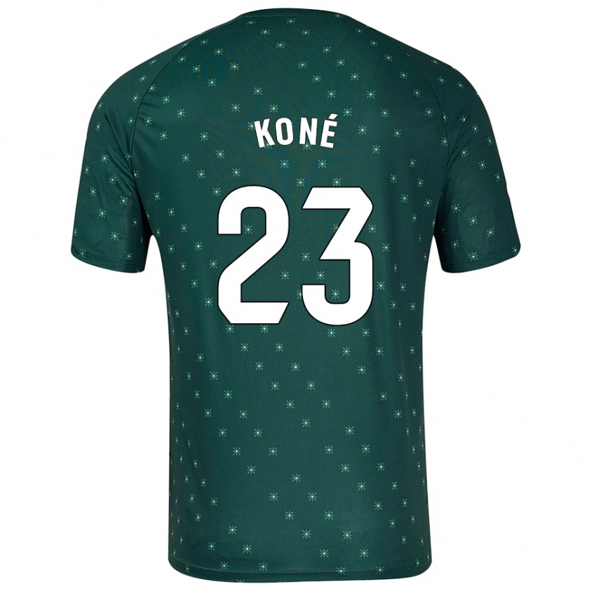 Kandiny Damen Ibrahima Koné #23 Dunkelgrün Auswärtstrikot Trikot 2024/25 T-Shirt Österreich