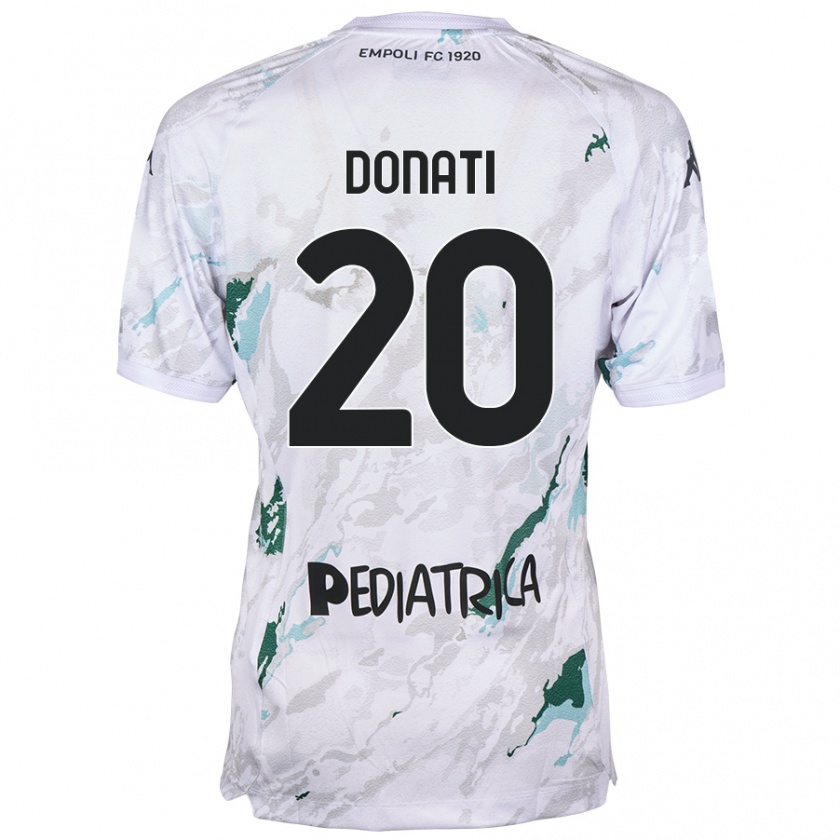 Kandiny Damen Francesco Donati #20 Grau Auswärtstrikot Trikot 2024/25 T-Shirt Österreich