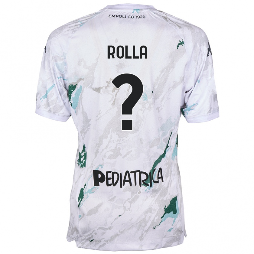 Kandiny Mujer Camiseta Nicola Rolla #0 Gris 2ª Equipación 2024/25 La Camisa