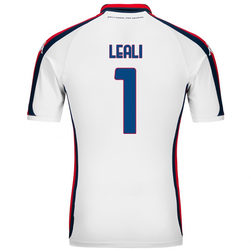 Kandiny Donna Maglia Nicola Leali #1 Bianco Kit Gara Away 2024/25 Maglietta