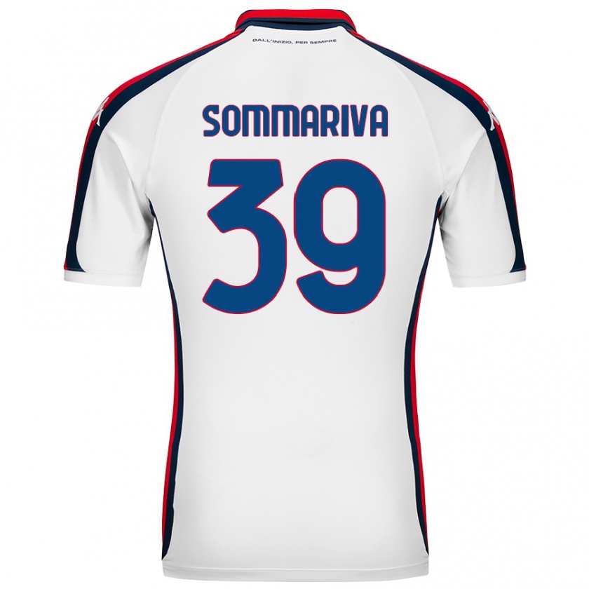 Kandiny Donna Maglia Daniele Sommariva #39 Bianco Kit Gara Away 2024/25 Maglietta