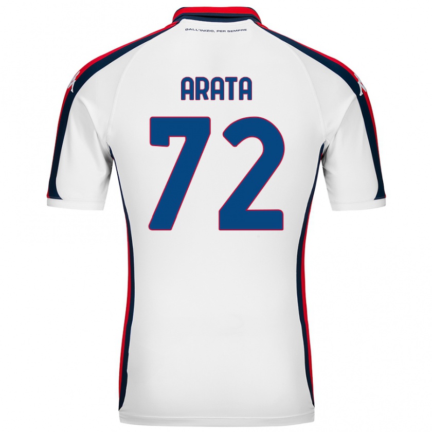 KandinyレディースStefano Arata#72白アウェイシャツ2024/25ジャージーユニフォーム