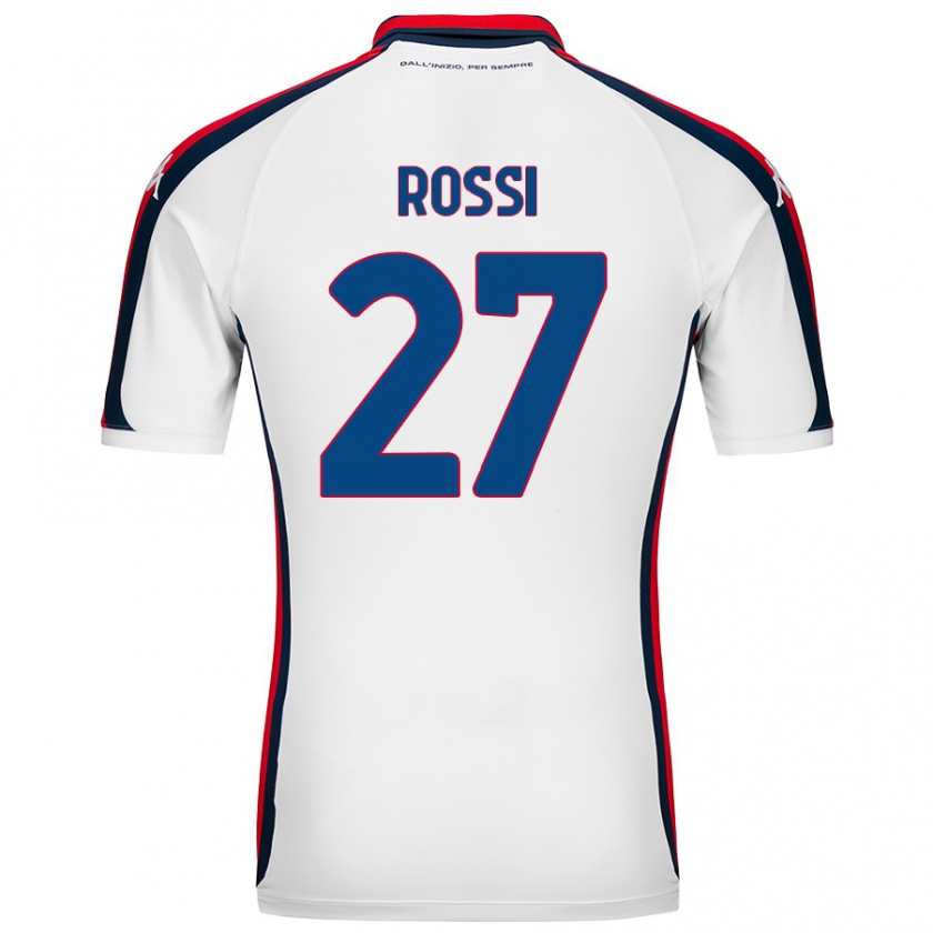 KandinyレディースLucrezia Rossi#27白アウェイシャツ2024/25ジャージーユニフォーム