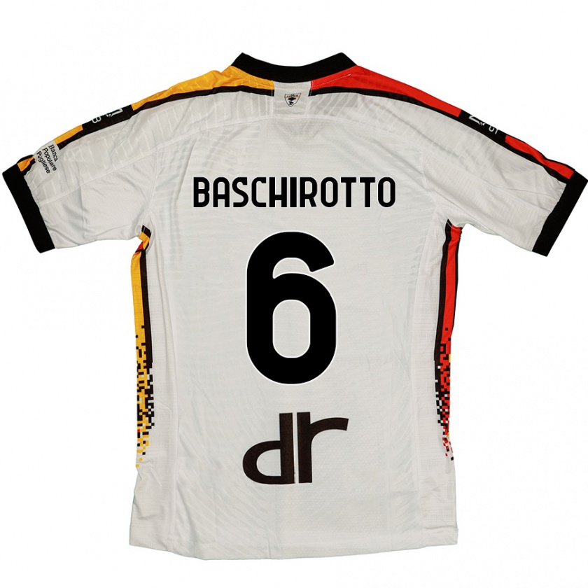 Kandiny Damen Federico Baschirotto #6 Weiß Schwarz Auswärtstrikot Trikot 2024/25 T-Shirt Österreich