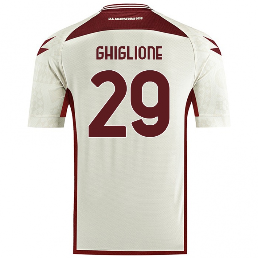 Kandiny Damen Paolo Ghiglione #29 Cremefarben Auswärtstrikot Trikot 2024/25 T-Shirt Österreich