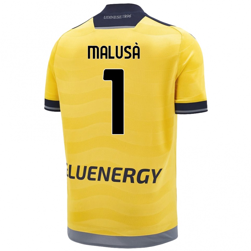 Kandiny Donna Maglia Joel Malusà #1 Oro Kit Gara Away 2024/25 Maglietta