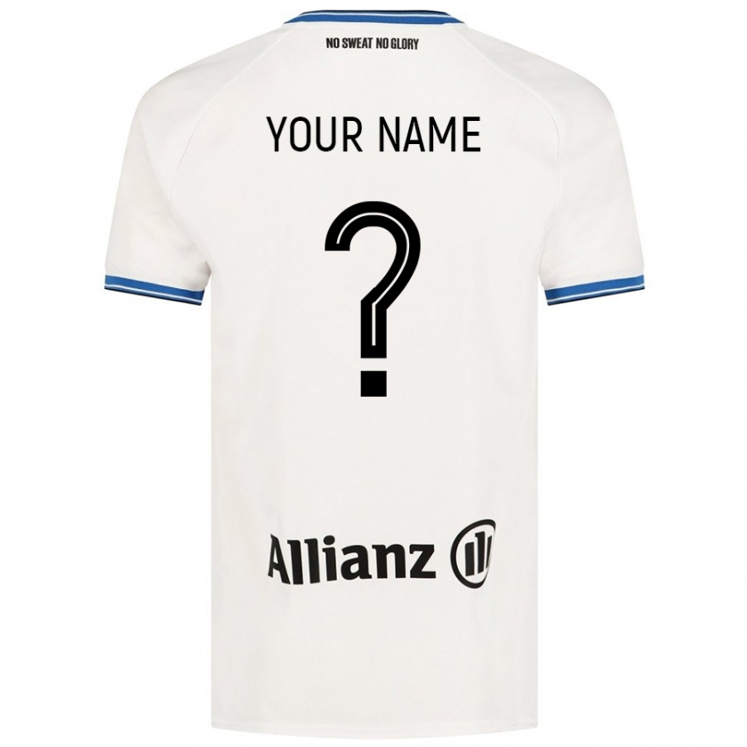 Kandiny Donna Maglia Il Tuo Nome #0 Bianco Kit Gara Away 2024/25 Maglietta