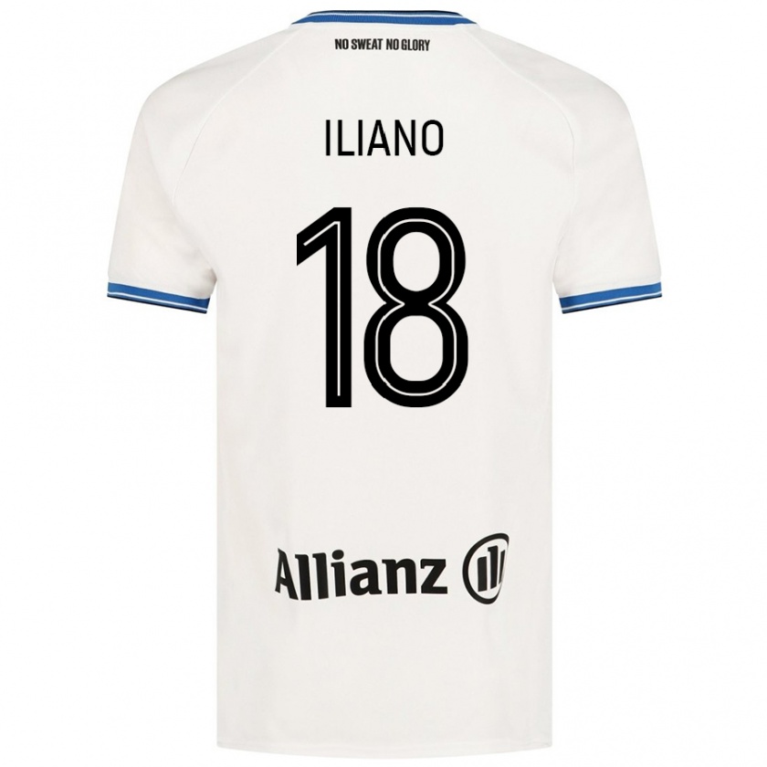 Kandiny Donna Maglia Isabelle Iliano #18 Bianco Kit Gara Away 2024/25 Maglietta