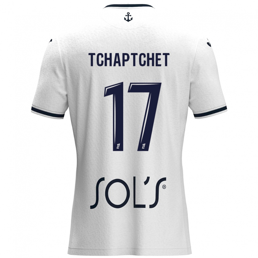 Kandiny Dames Chanel Tchaptchet #17 Wit Donkerblauw Uitshirt Uittenue 2024/25 T-Shirt België