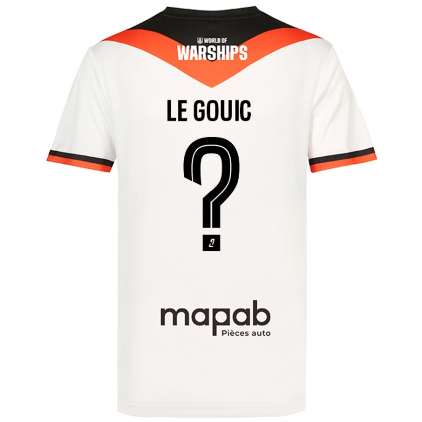 Kandiny Donna Maglia Bryan Le Gouic #0 Bianco Kit Gara Away 2024/25 Maglietta