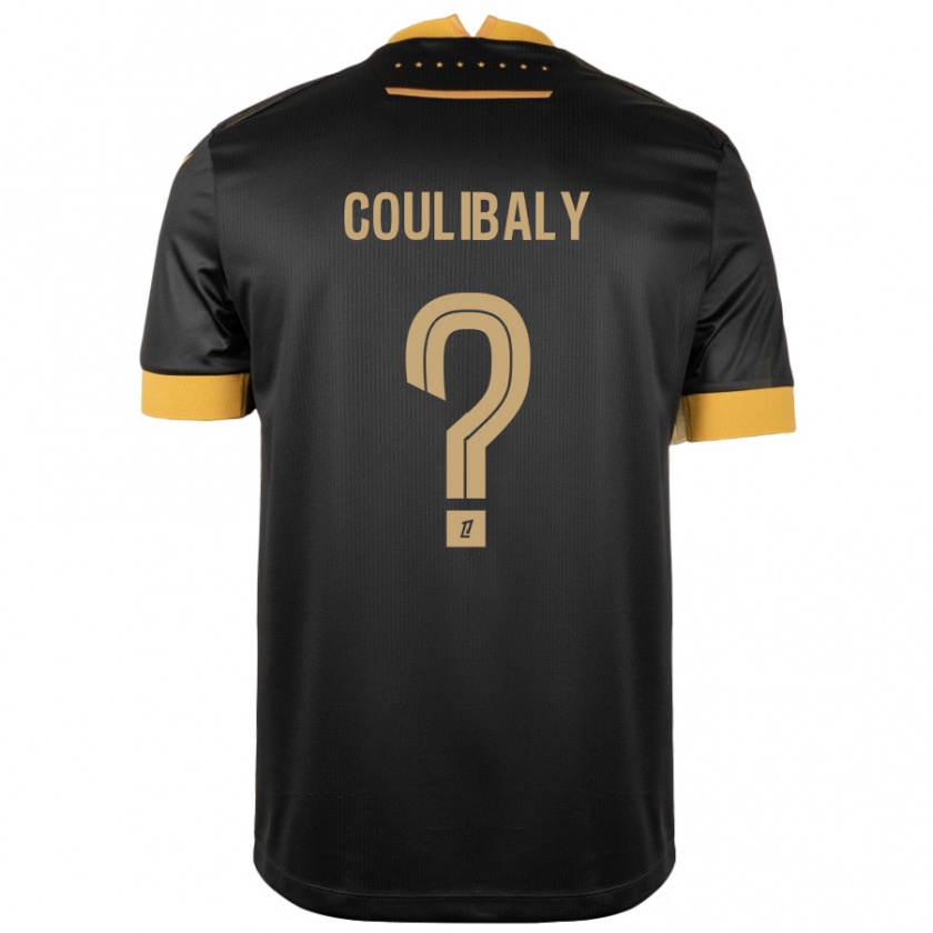 Kandiny Damen Dylan Coulibaly #0 Schwarz Braun Auswärtstrikot Trikot 2024/25 T-Shirt Österreich