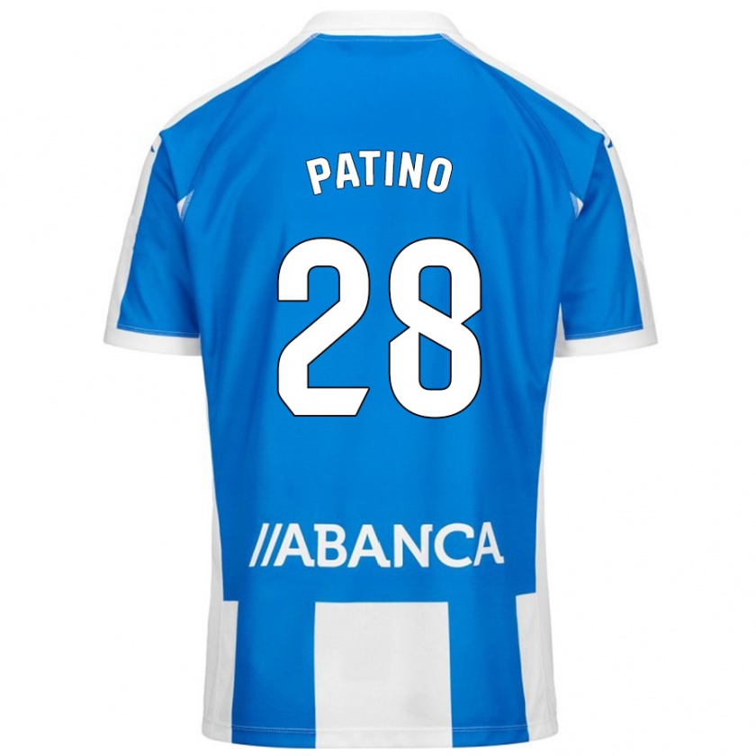 Kandiny Bambino Maglia Charlie Patino #28 Blu Bianco Kit Gara Home 2024/25 Maglietta