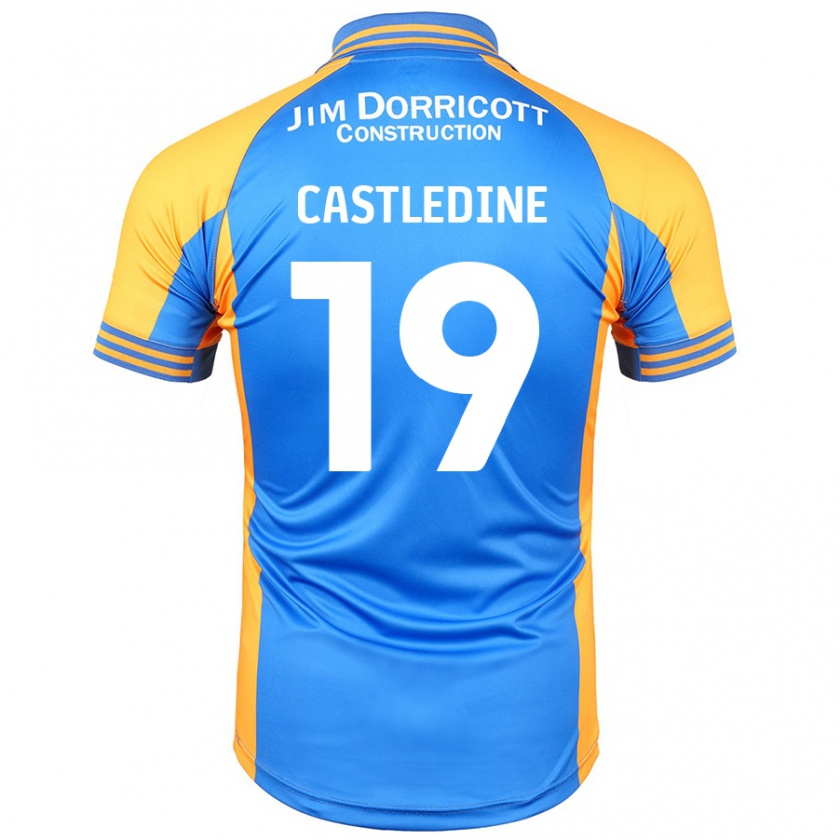 Kandiny Bambino Maglia Leo Castledine #19 Blu Ambra Kit Gara Home 2024/25 Maglietta