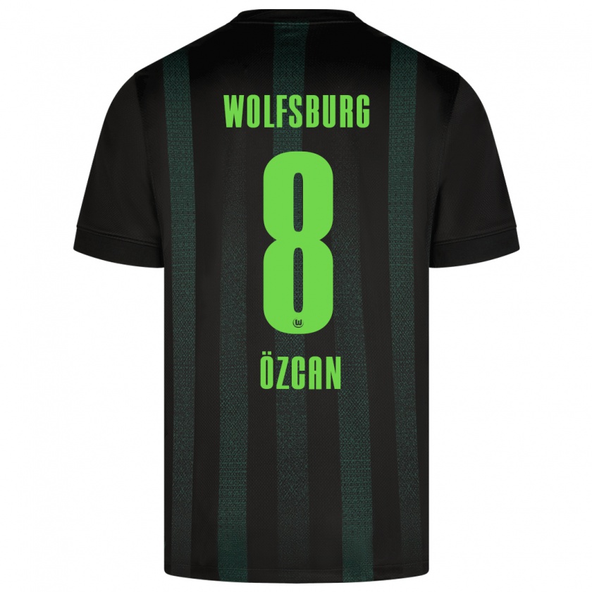 Kandiny Bambino Maglia Salih Özcan #8 Verde Scuro Kit Gara Away 2024/25 Maglietta