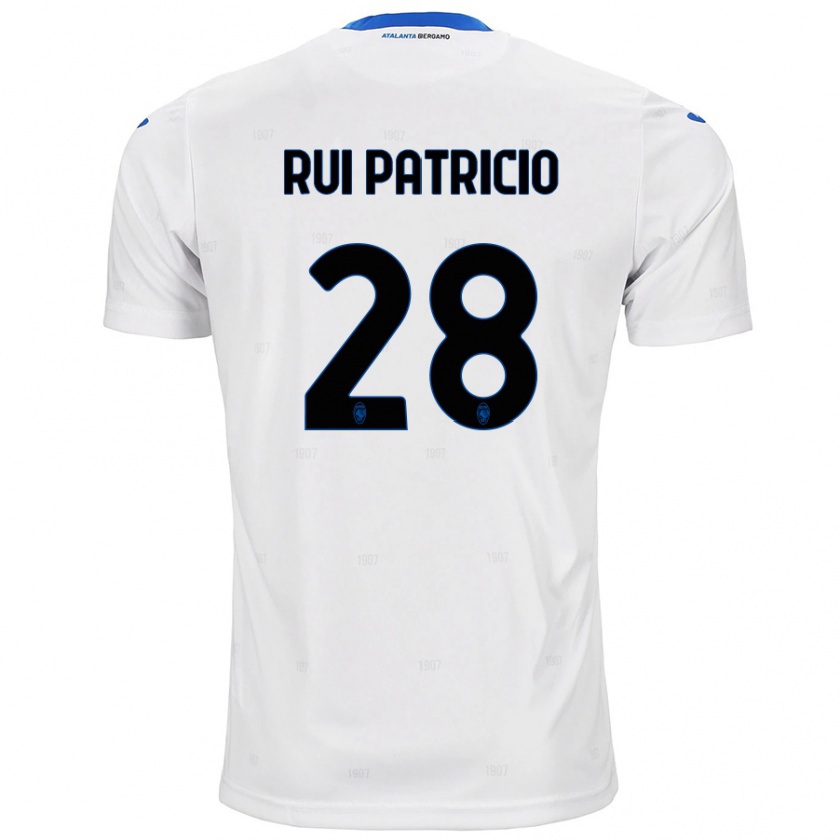 Kandiny Bambino Maglia Rui Patrício #28 Bianco Kit Gara Away 2024/25 Maglietta