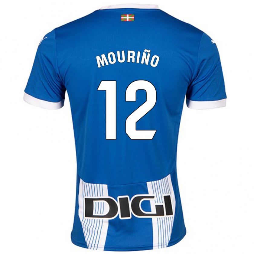 Kandiny Uomo Maglia Santiago Mouriño #12 Blu Kit Gara Home 2024/25 Maglietta