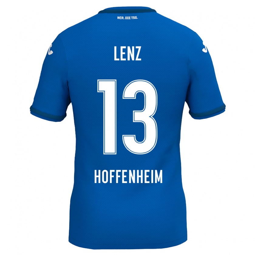 Kandiny Uomo Maglia Christopher Lenz #13 Blu Reale Kit Gara Home 2024/25 Maglietta