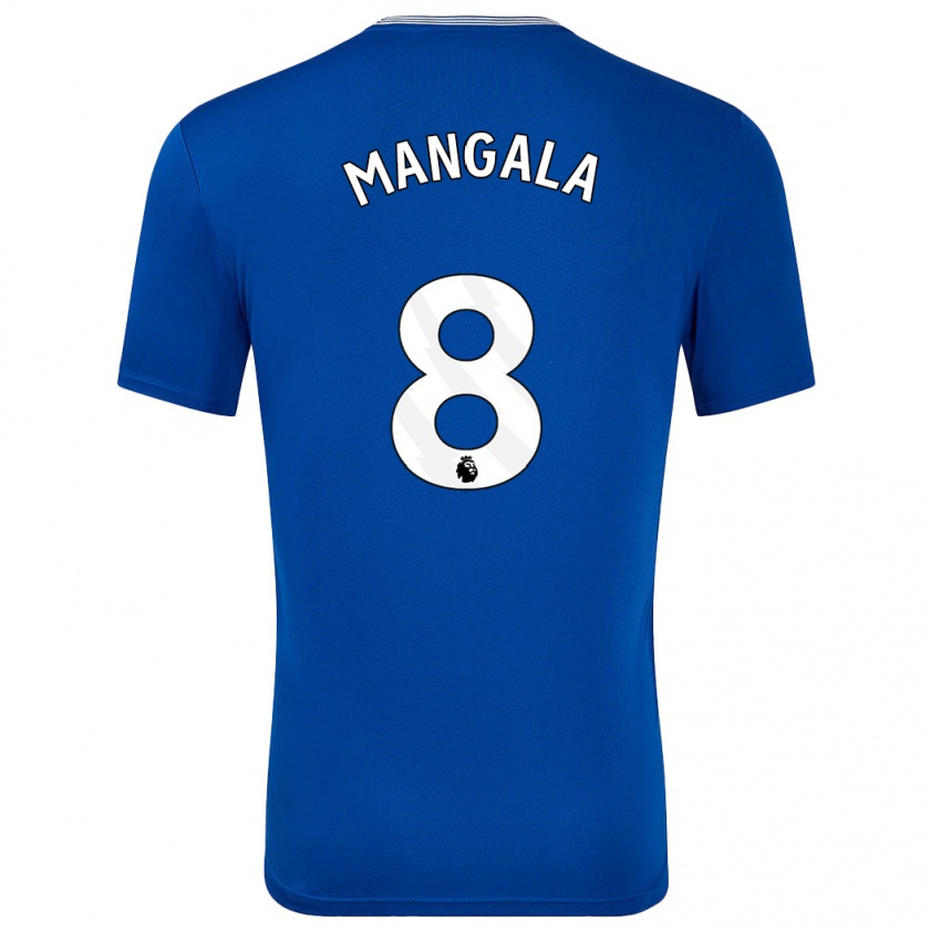 Kandiny Uomo Maglia Orel Mangala #8 Blu Con Kit Gara Home 2024/25 Maglietta