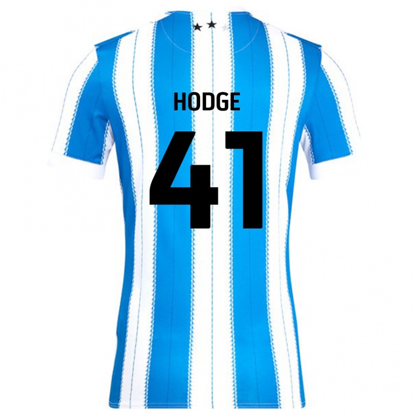 Kandiny Uomo Maglia Joe Hodge #41 Blu Bianco Kit Gara Home 2024/25 Maglietta