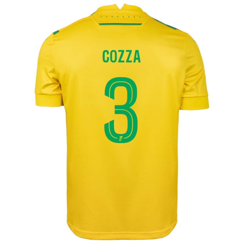 Kandiny Uomo Maglia Nicolas Cozza #3 Giallo Verde Kit Gara Home 2024/25 Maglietta