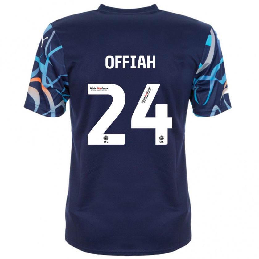 Kandiny Uomo Maglia Odel Offiah #24 Blu Navy Kit Gara Away 2024/25 Maglietta