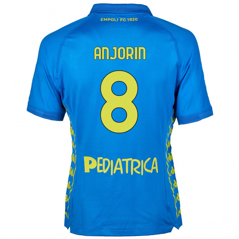 Kandiny Donna Maglia Tino Anjorin #8 Blu Kit Gara Home 2024/25 Maglietta