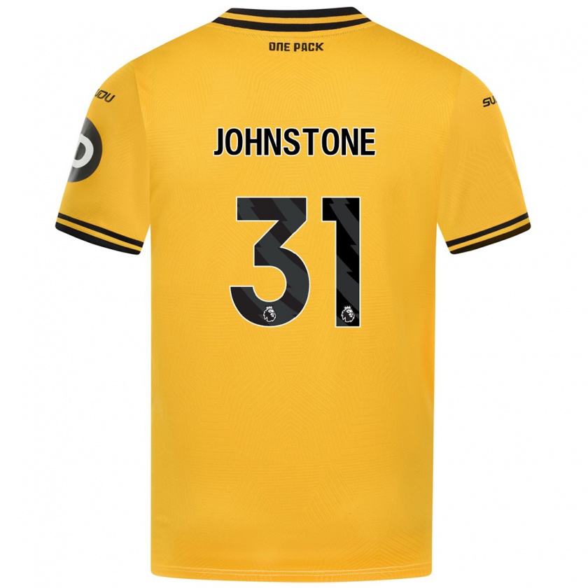 Kandiny Donna Maglia Sam Johnstone #31 Giallo Kit Gara Home 2024/25 Maglietta