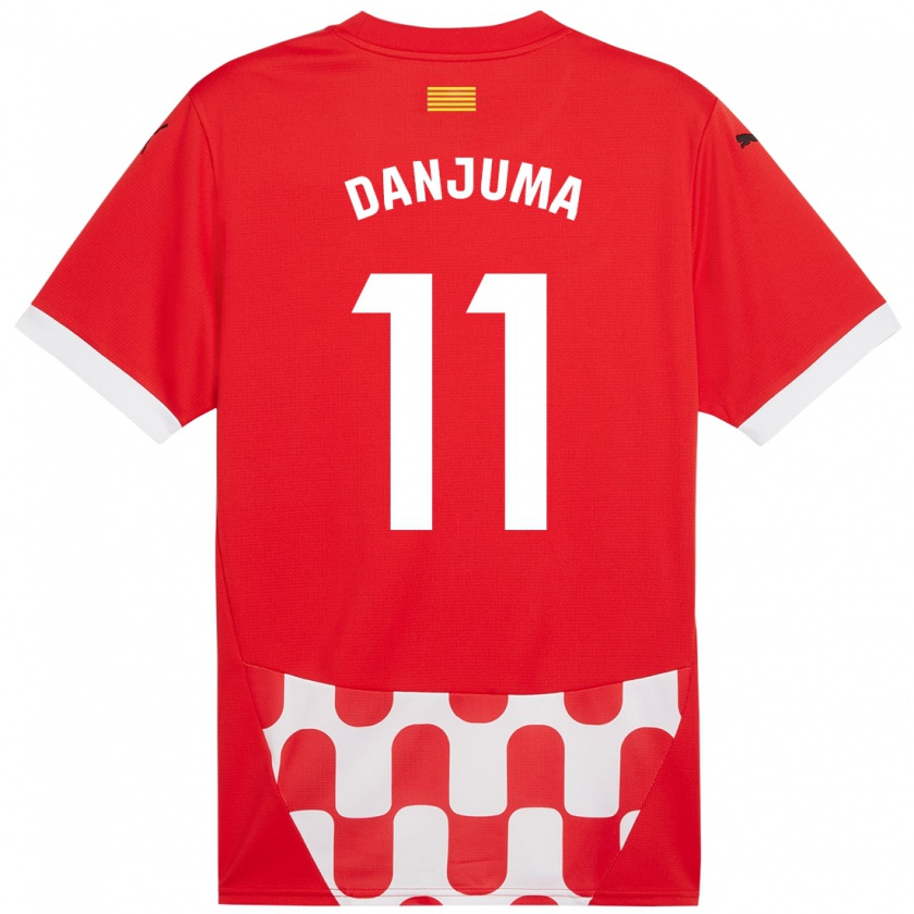 Kandiny Donna Maglia Arnaut Danjuma #11 Rosso Bianco Kit Gara Home 2024/25 Maglietta